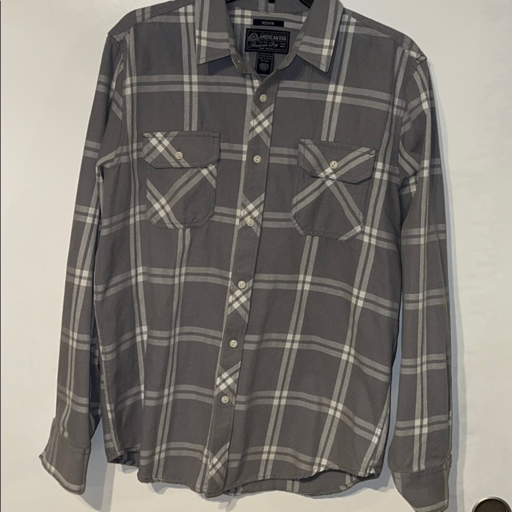 American Rag Grey/White Flannel - Picture 4 of 6